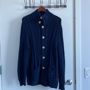 Jcrew navy cardigan